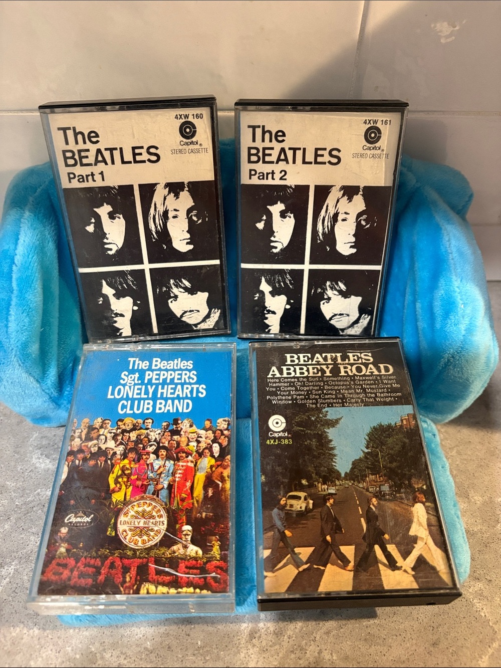 Vintage BEATLES cassette tapes.  All in good condition